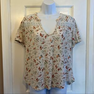 Lucky Brand floral shirt 